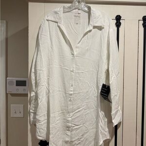 Have White Casual Button Down Shirt